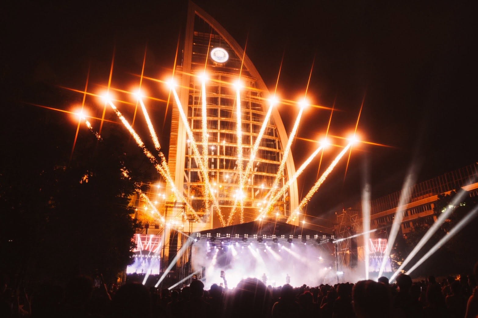concert festival stage mockup
